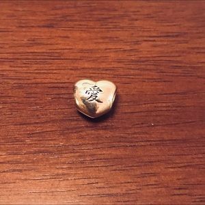 Pandora Chinese “Love” Heart Charm